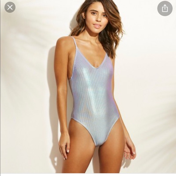 Xhilaration Other - ❌Metallic shiny one piece target bathing suit